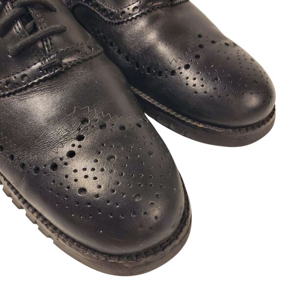 COLE HAAN Shoes ZERØGRAND Mens Size 8.5 Black Oxford Wingtip Sneaker C20719